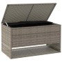 Cojines para exterior gris 100x55x55,5 cm ratán sintético de , Cajas de almacenaje para exteriores - Ref: Foro24-4104143, Pre...