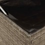 Cojines para exterior gris 100x55x55,5 cm ratán sintético de , Cajas de almacenaje para exteriores - Ref: Foro24-4104143, Pre...