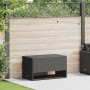 Cojines para exterior negro 100x55x55,5 cm ratán sintético de , Cajas de almacenaje para exteriores - Ref: Foro24-4104141, Pr...