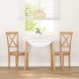 Sillas de comedor 2 unidades madera maciza de caucho de , Sillas de comedor - Ref: Foro24-4102404, Precio: 118,04 €, Descuent...