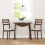 Sillas de comedor con cojines 2 uds madera maciza marrón caucho de , Sillas de comedor - Ref: Foro24-4102515, Precio: 134,53 ...