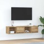 Muebles para TV 2 uds madera roble artisan 60x31x25,5 cm de , Muebles TV - Ref: Foro24-861453, Precio: 63,97 €, Descuento: %