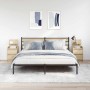 Mesillas de noche con 2 cajones 2 uds roble Sonoma 38x34x80 cm de , Mesitas de noche - Ref: Foro24-861360, Precio: 101,69 €, ...