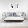 Mesillas de noche con 2 cajones 2 uds gris hormigón 38x34x80 cm de , Mesitas de noche - Ref: Foro24-861362, Precio: 97,91 €, ...