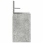 Mesillas de noche con 2 cajones 2 uds gris hormigón 38x34x80 cm de , Mesitas de noche - Ref: Foro24-861362, Precio: 97,91 €, ...