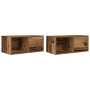 Muebles de TV 2 uds 60x31x25,5 cm Madera ingeniería envejecida de , Muebles TV - Ref: Foro24-861451, Precio: 63,97 €, Descuen...