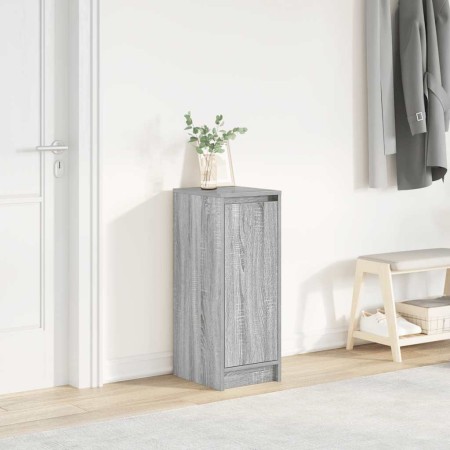 Zapatero gris Sonoma 29,5x34x76 cm madera de ingeniería de , Zapateros y organizadores de calzado - Ref: Foro24-861864, Preci...