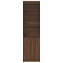 Aparador alto roble marrón 50x35x180 cm madera de ingeniería de , Aparadores - Ref: Foro24-3328468, Precio: 110,94 €, Descuen...