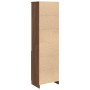 Aparador alto roble marrón 50x35x180 cm madera de ingeniería de , Aparadores - Ref: Foro24-3328468, Precio: 110,94 €, Descuen...