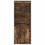 Aparador alto madera de ingeniería roble ahumado 70x35x180 cm de , Aparadores - Ref: Foro24-3328475, Precio: 110,01 €, Descue...