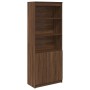 Aparador alto madera de ingeniería marrón roble 70x35x180 cm de , Aparadores - Ref: Foro24-3328477, Precio: 113,69 €, Descuen...