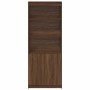 Aparador alto madera de ingeniería marrón roble 70x35x180 cm de , Aparadores - Ref: Foro24-3328477, Precio: 113,69 €, Descuen...