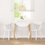 Sillas de comedor 2 unidades madera maciza de caucho blanco de , Sillas de comedor - Ref: Foro24-4102433, Precio: 120,13 €, D...