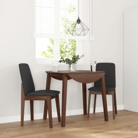 Sillas de comedor con cojines 2 uds madera maciza marrón caucho de , Sillas de comedor - Ref: Foro24-4102444, Precio: 131,61 ...