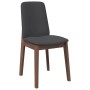Sillas de comedor con cojines 2 uds madera maciza marrón caucho de , Sillas de comedor - Ref: Foro24-4102444, Precio: 131,61 ...