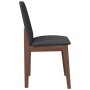Sillas de comedor con cojines 2 uds madera maciza marrón caucho de , Sillas de comedor - Ref: Foro24-4102444, Precio: 131,61 ...