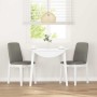 Sillas de comedor con cojines 2uds madera maciza blanco caucho de , Sillas de comedor - Ref: Foro24-4102446, Precio: 123,88 €...