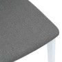 Sillas de comedor con cojines 2uds madera maciza blanco caucho de , Sillas de comedor - Ref: Foro24-4102446, Precio: 123,88 €...