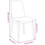 Sillas de comedor con cojines 2uds madera maciza blanco caucho de , Sillas de comedor - Ref: Foro24-4102446, Precio: 123,88 €...