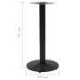 Pata de mesa de bistró negra Ø43x72 cm hierro fundido de , Patas para mesas - Ref: Foro24-325426, Precio: 69,24 €, Descuento: %