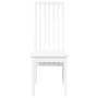 Sillas de comedor 2 unidades madera maciza de caucho blanco de , Sillas de comedor - Ref: Foro24-4102459, Precio: 150,43 €, D...