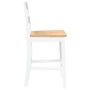Taburetes de bar 2 uds madera maciza blanca caucho de , Taburetes de cocina - Ref: Foro24-4102560, Precio: 136,84 €, Descuent...