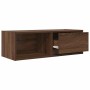 Mueble de TV madera contrachapada roble marrón 80x31x25,5 cm de , Muebles TV - Ref: Foro24-861466, Precio: 45,02 €, Descuento: %