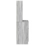 Mesilla de noche gris Sonoma 39x35x125 cm madera de ingeniería de , Mesitas de noche - Ref: Foro24-861315, Precio: 81,42 €, D...