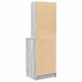 Mesilla de noche gris Sonoma 39x35x125 cm madera de ingeniería de , Mesitas de noche - Ref: Foro24-861315, Precio: 81,42 €, D...