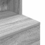 Mesilla de noche gris Sonoma 39x35x125 cm madera de ingeniería de , Mesitas de noche - Ref: Foro24-861315, Precio: 81,42 €, D...