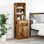 Mesilla de noche madera antigua 39x35x125cm Madera ingeniería de , Mesitas de noche - Ref: Foro24-861317, Precio: 70,98 €, De...