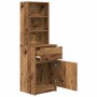Mesilla de noche madera antigua 39x35x125cm Madera ingeniería de , Mesitas de noche - Ref: Foro24-861317, Precio: 70,98 €, De...