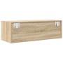 Mueble de TV de roble Sonoma 80x31x25,5 cm Madera de ingeniería de , Muebles TV - Ref: Foro24-861458, Precio: 44,37 €, Descue...