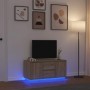 Mueble de TV con luces LED roble Sonoma 100x41x50 cm de , Muebles TV - Ref: Foro24-861411, Precio: 105,92 €, Descuento: %