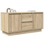 Mueble de TV con luces LED roble Sonoma 100x41x50 cm de , Muebles TV - Ref: Foro24-861411, Precio: 105,92 €, Descuento: %