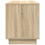Mueble de TV con luces LED roble Sonoma 100x41x50 cm de , Muebles TV - Ref: Foro24-861411, Precio: 105,92 €, Descuento: %