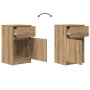 Mesitas noche 2 uds madera ingeniería roble artisian 39x35x65cm de , Mesitas de noche - Ref: Foro24-861336, Precio: 86,29 €, ...