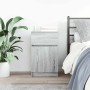 Mesilla de noche gris Sonoma 39x35x65 cm madera de ingeniería de , Mesitas de noche - Ref: Foro24-861329, Precio: 50,09 €, De...