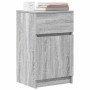 Mesilla de noche gris Sonoma 39x35x65 cm madera de ingeniería de , Mesitas de noche - Ref: Foro24-861329, Precio: 50,09 €, De...