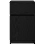 Mesillas de noche 2 uds. Madera de ingeniería negra 39x35x65 cm de , Mesitas de noche - Ref: Foro24-861322, Precio: 97,25 €, ...