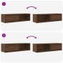 Muebles de TV 2uds Roble marrón 100x31x25,5cm Madera ingeniería de , Muebles TV - Ref: Foro24-861485, Precio: 96,21 €, Descue...