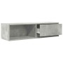 Muebles de TV 2 uds gris hormigón 100x31x25,5 cm de , Muebles TV - Ref: Foro24-861479, Precio: 91,16 €, Descuento: %
