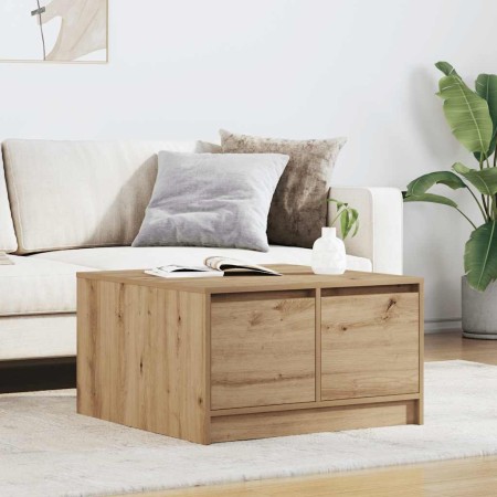 Mesa de centro con cajones roble artesanal 70,5x70x40 cm de , Mesas de centro - Ref: Foro24-3328416, Precio: 104,62 €, Descue...