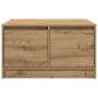 Mesa de centro con cajones roble artesanal 70,5x70x40 cm de , Mesas de centro - Ref: Foro24-3328416, Precio: 104,62 €, Descue...