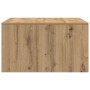 Mesa de centro con cajones roble artesanal 70,5x70x40 cm de , Mesas de centro - Ref: Foro24-3328416, Precio: 104,62 €, Descue...