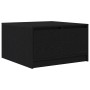 Mesa de centro con cajones roble negro 70,5x70x40 cm de , Mesas de centro - Ref: Foro24-3328409, Precio: 103,06 €, Descuento: %