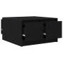 Mesa de centro con cajones roble negro 70,5x70x40 cm de , Mesas de centro - Ref: Foro24-3328409, Precio: 103,06 €, Descuento: %