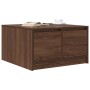 Mesa de centro con cajones roble marrón 70,5x70x40 cm de , Mesas de centro - Ref: Foro24-3328414, Precio: 106,46 €, Descuento: %