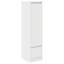 Aparador alto blanco 29,5x34x119,5 cm madera de ingeniería de , Aparadores - Ref: Foro24-861652, Precio: 73,69 €, Descuento: %