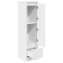 Aparador alto blanco 29,5x34x119,5 cm madera de ingeniería de , Aparadores - Ref: Foro24-861652, Precio: 73,69 €, Descuento: %